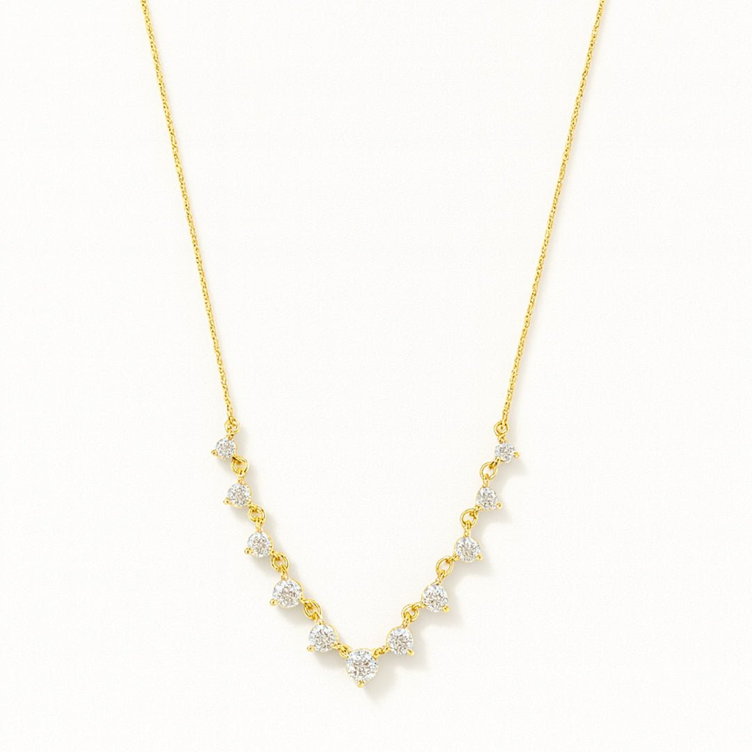 VV000000024 - S - 18KG - Crownline Necklace - Velora Vie