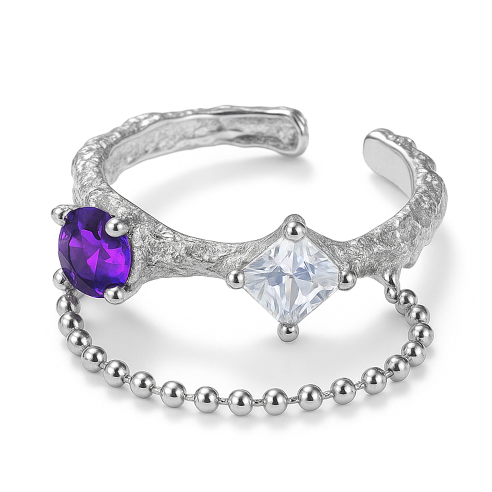 VV000000001 - S - A - R - Empress Ardent Ring - Velora Vie