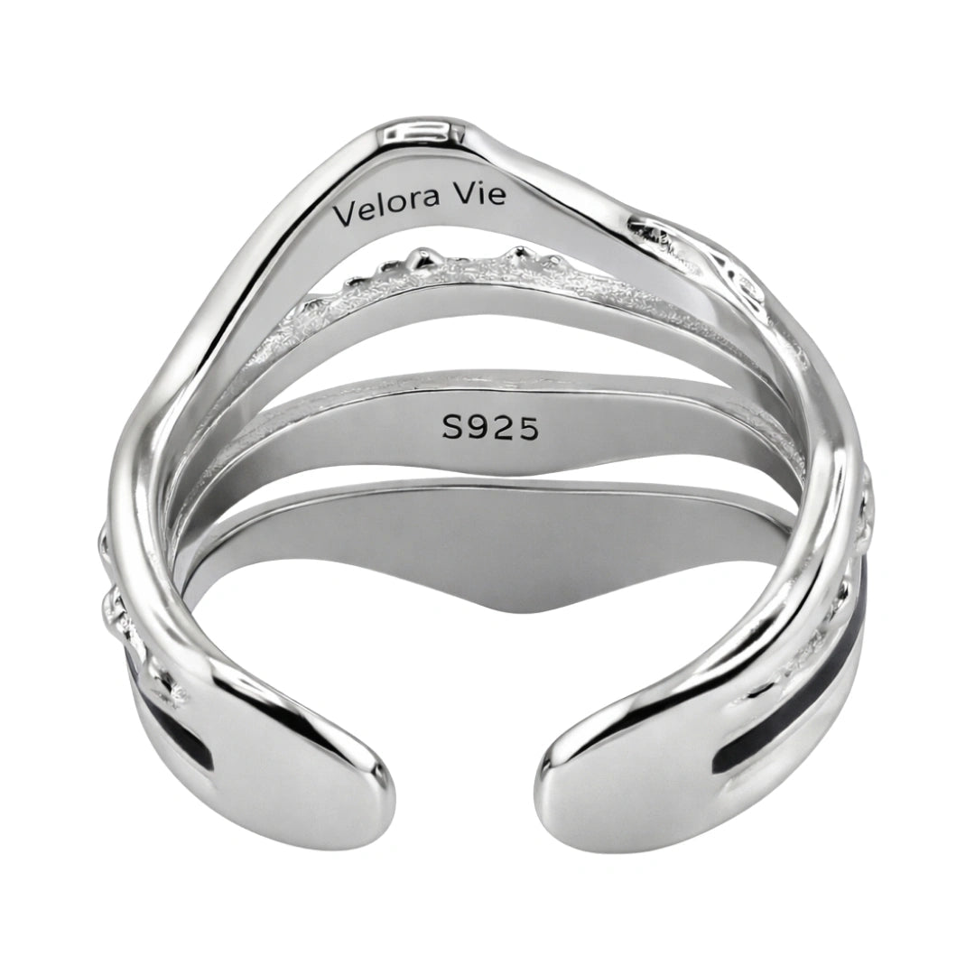 VV000000002-S-A-18KG - Crown of Tides Ring - Velora Vie