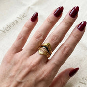 VV000000002-S-A-18KG - Crown of Tides Ring - Velora Vie