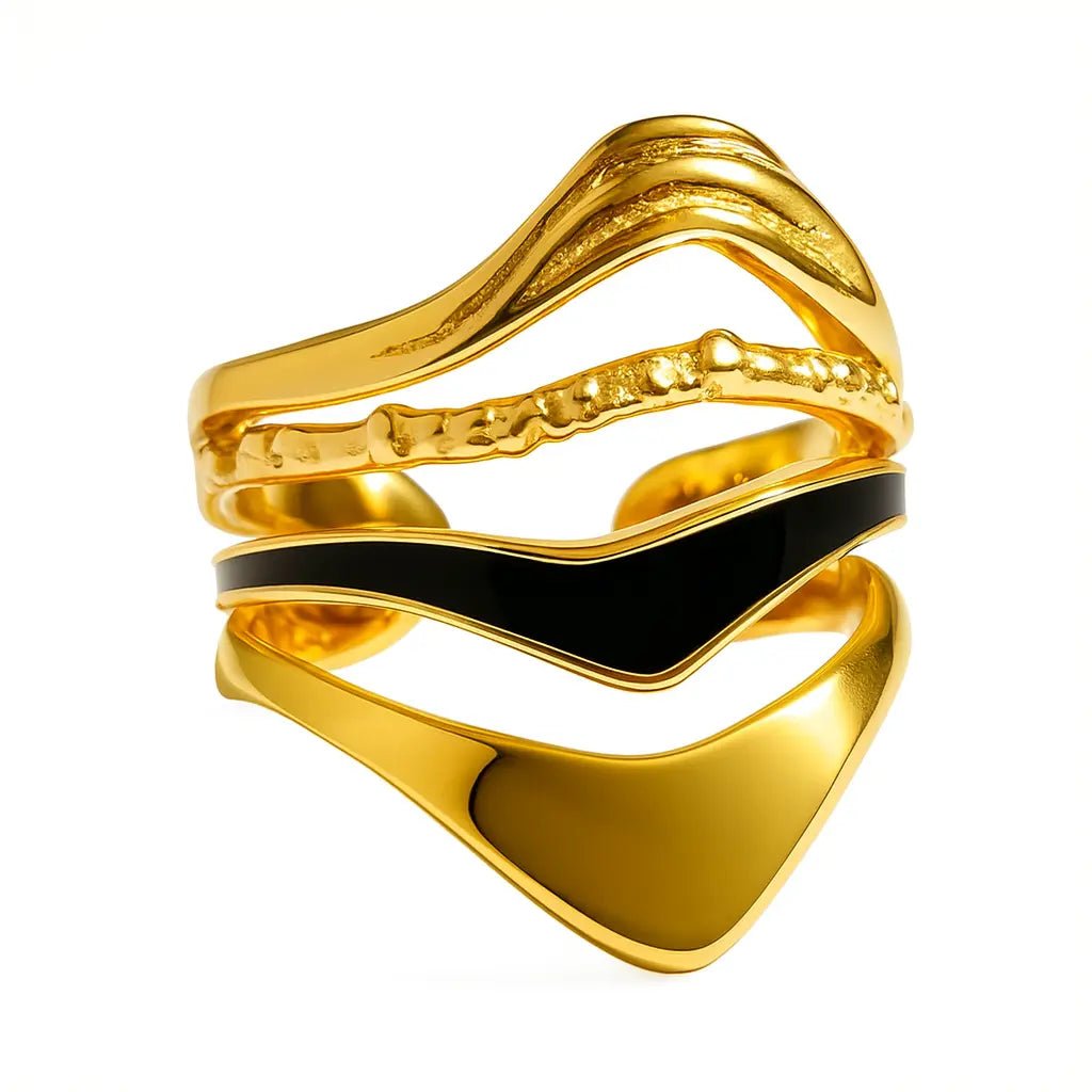 VV000000002-S-A-18KG - Crown of Tides Ring - Velora Vie