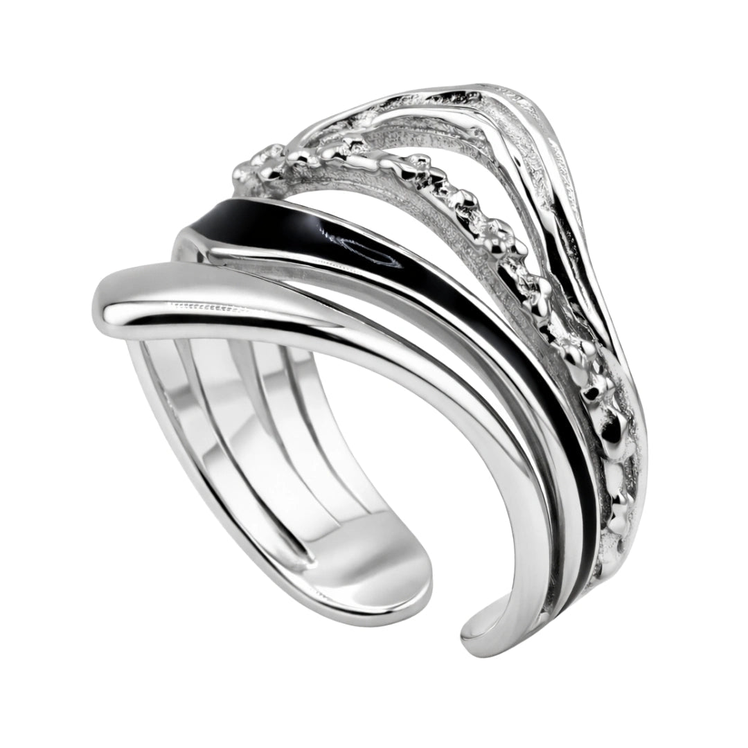 VV000000002-S-A-18KG - Crown of Tides Ring - Velora Vie