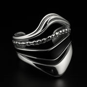 VV000000002 - S - A - R - Crown of Tides Ring - Velora Vie