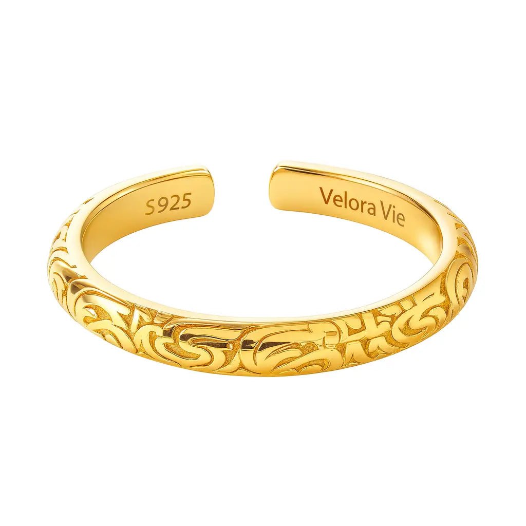 VV000000003-S-A-18KG - Dynasty Sigil Ring - Velora Vie