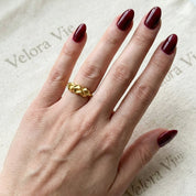 VV000000004-S-A-18KG - Scoria Crest Ring - Velora Vie