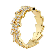 VV000000005-S-A-18KG - Lunaris Thorn Ring - Velora Vie