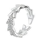 VV000000005-S-A-18KG - Lunaris Thorn Ring - Velora Vie
