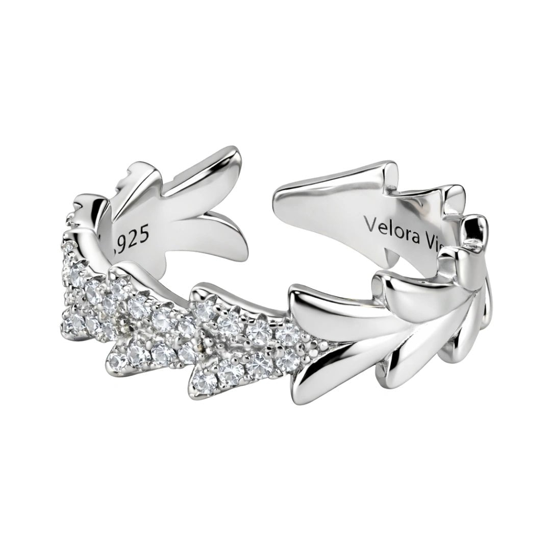 VV000000005-S-A-18KG - Lunaris Thorn Ring - Velora Vie