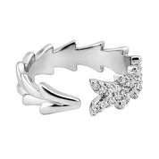 VV000000005-S-A-18KG - Lunaris Thorn Ring - Velora Vie