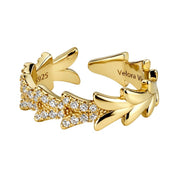 VV000000005-S-A-18KG - Lunaris Thorn Ring - Velora Vie