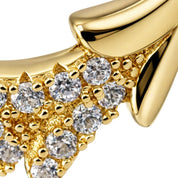 VV000000005-S-A-18KG - Lunaris Thorn Ring - Velora Vie