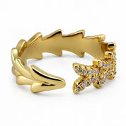 VV000000005-S-A-18KG - Lunaris Thorn Ring - Velora Vie