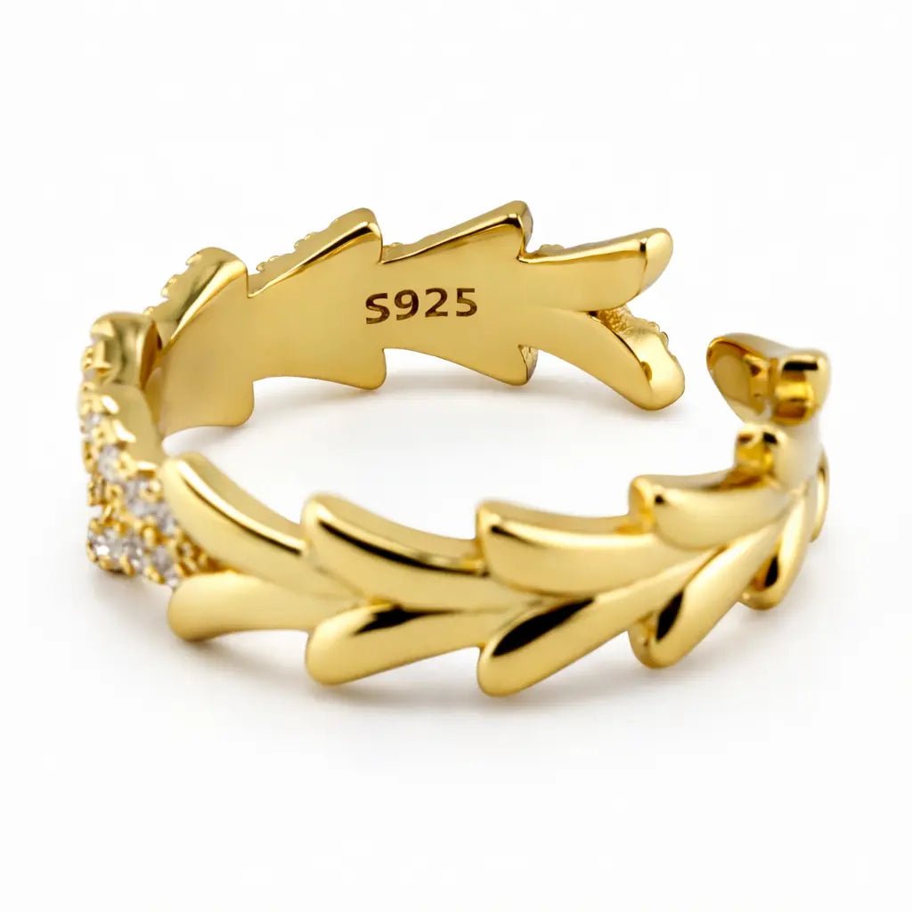 VV000000005-S-A-18KG - Lunaris Thorn Ring - Velora Vie