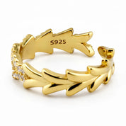 VV000000005-S-A-18KG - Lunaris Thorn Ring - Velora Vie