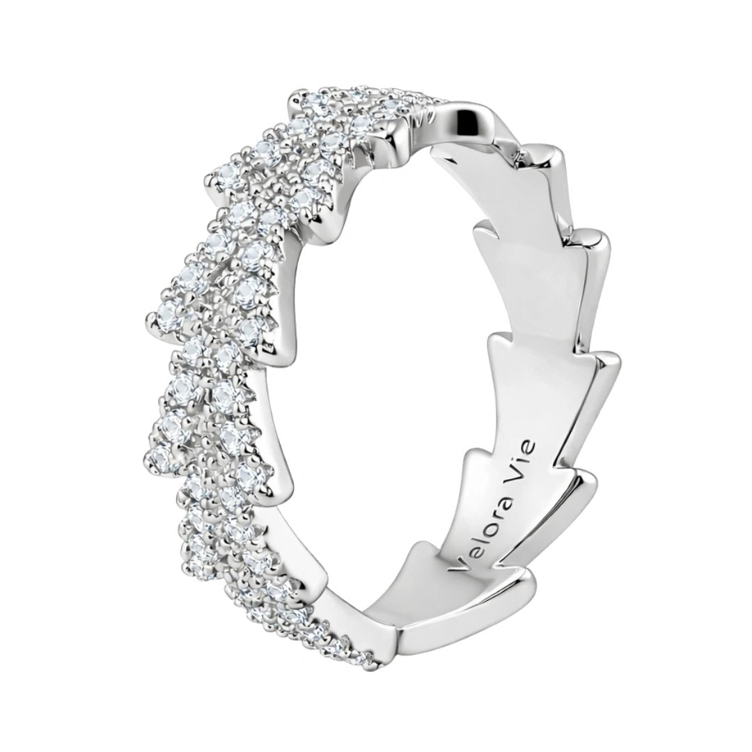 VV000000005-S-A-18KG - Lunaris Thorn Ring - Velora Vie
