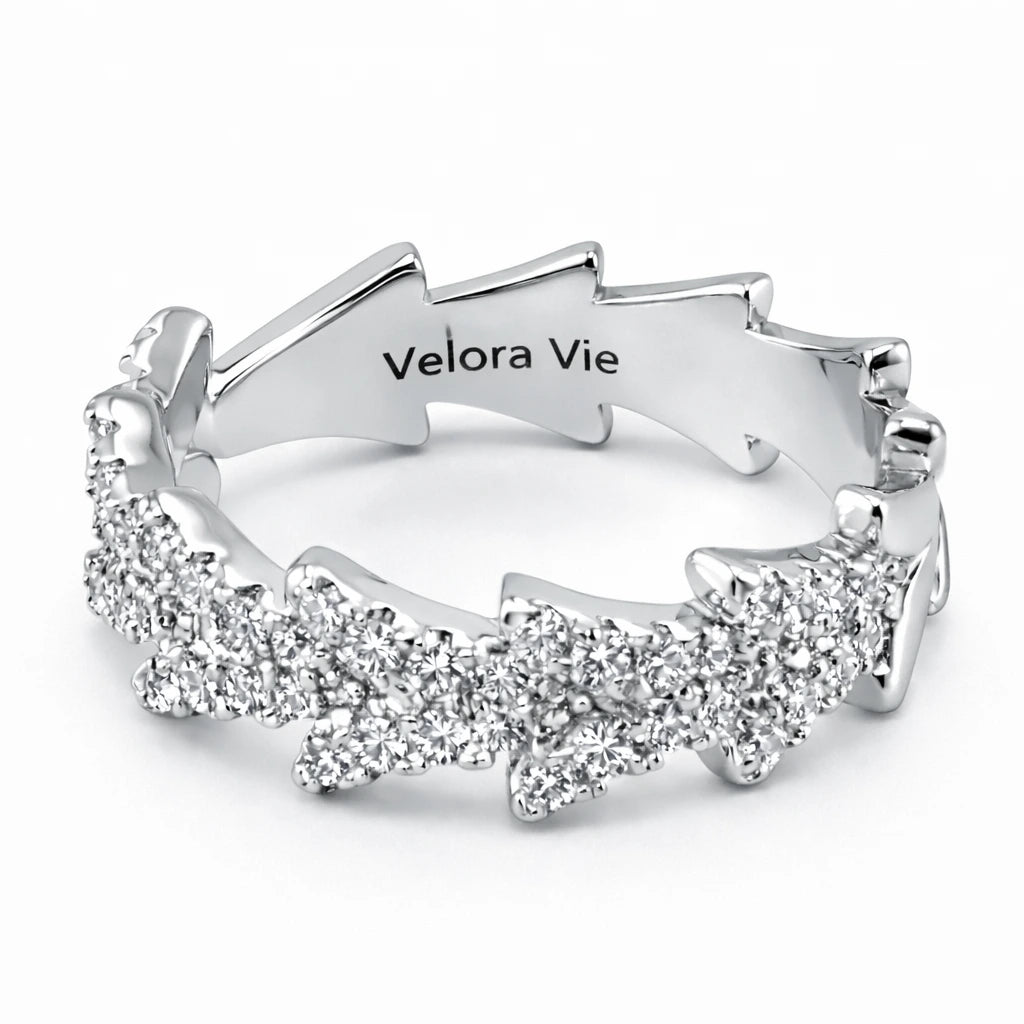 VV000000005-S-A-R - Lunaris Thorn Ring - Velora Vie