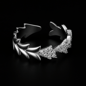 VV000000005 - S - A - R - Lunaris Thorn Ring - Velora Vie