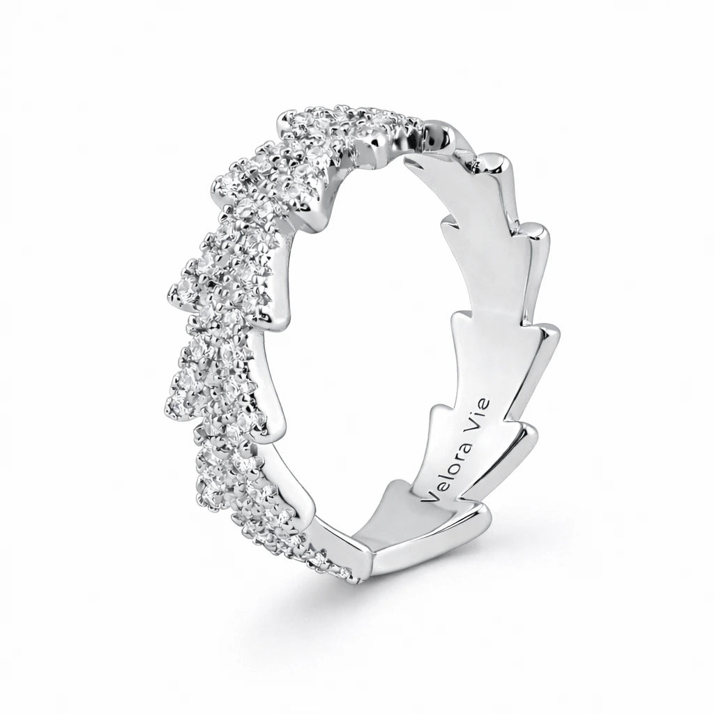 VV000000005-S-A-R - Lunaris Thorn Ring - Velora Vie