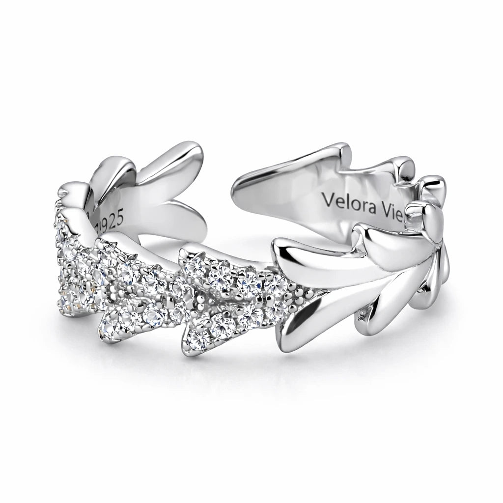 VV000000005-S-A-R - Lunaris Thorn Ring - Velora Vie