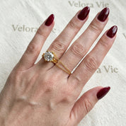 VV000000006-S-A-18KG - The Bound Flame Ring - Velora Vie