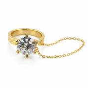 VV000000006-S-A-18KG - The Bound Flame Ring - Velora Vie