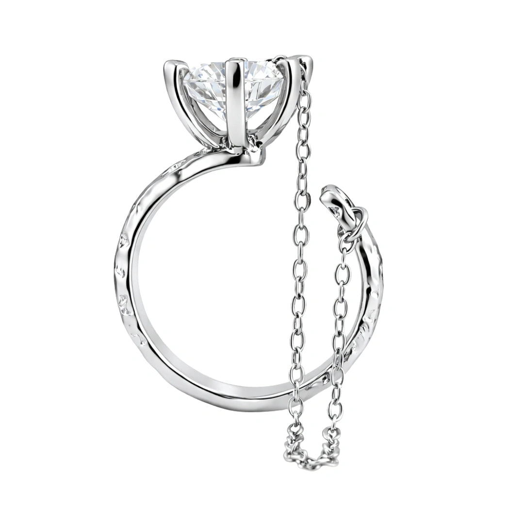 VV000000006-S-A-18KG - The Bound Flame Ring - Velora Vie