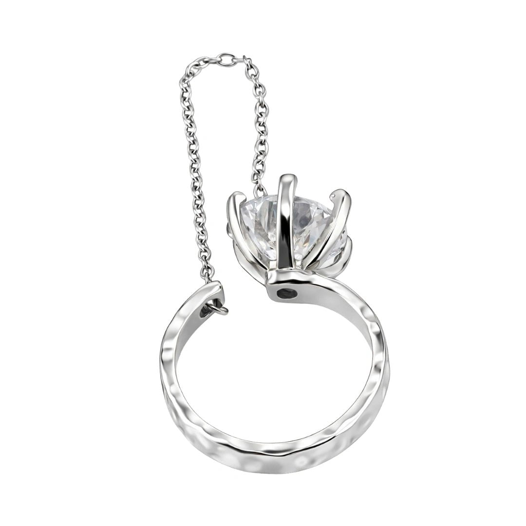 VV000000006-S-A-18KG - The Bound Flame Ring - Velora Vie