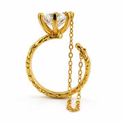 VV000000006-S-A-18KG - The Bound Flame Ring - Velora Vie