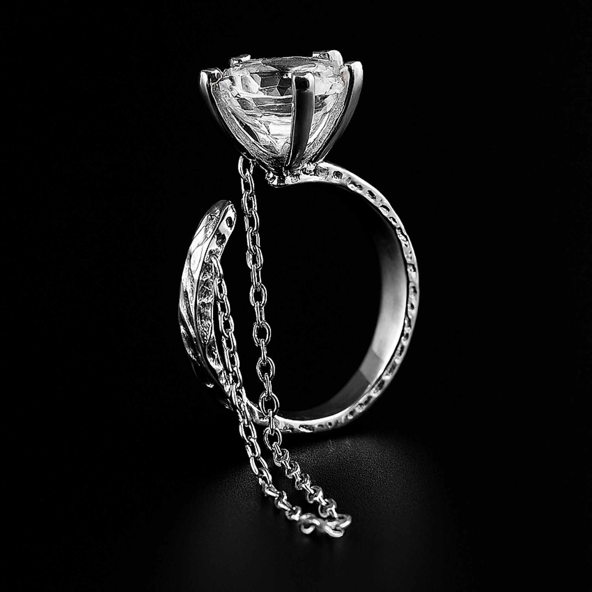 VV000000006 - S - A - R - The Bound Flame Ring - Velora Vie