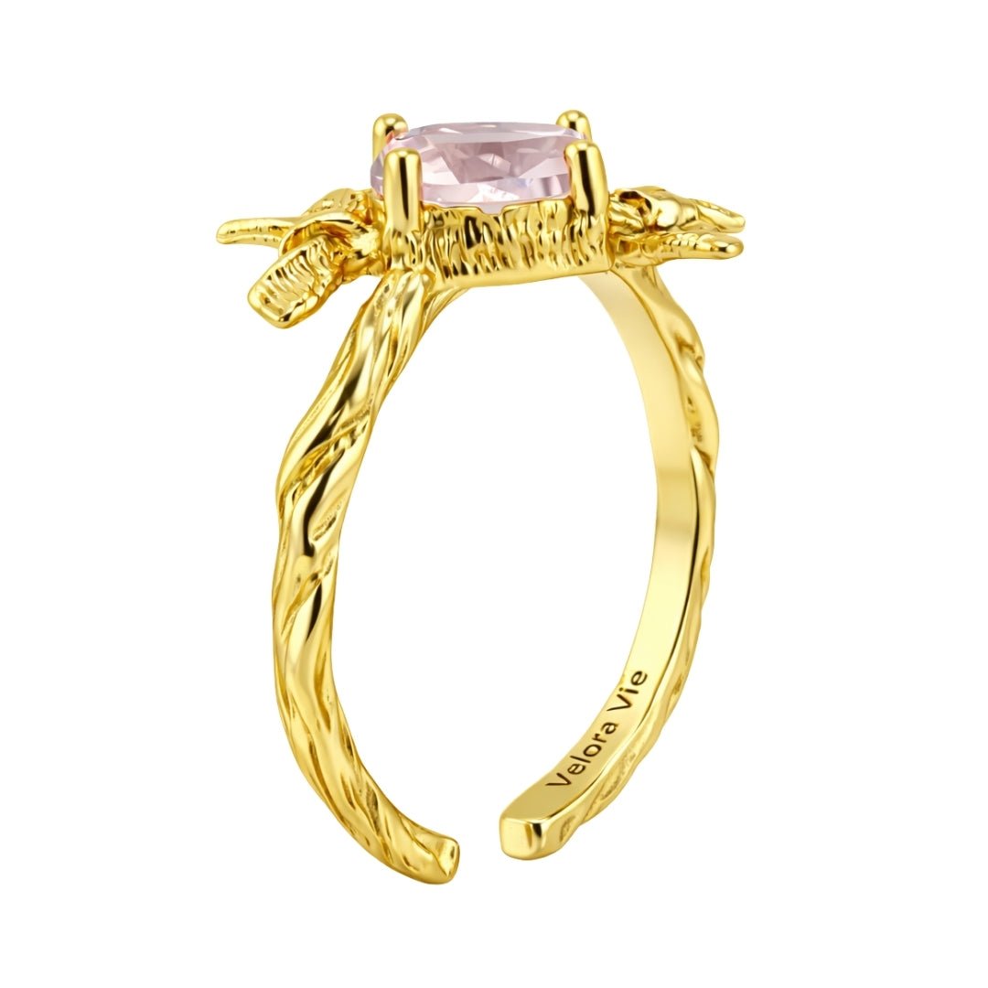 VV000000008-S-A-18KG - Celestine Crown Ring - Velora Vie