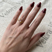 VV000000008-S-A-18KG - Celestine Crown Ring - Velora Vie