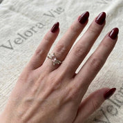 VV000000008-S-A-18KG - Celestine Crown Ring - Velora Vie