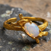 VV000000008-S-A-18KG - Celestine Crown Ring - Velora Vie