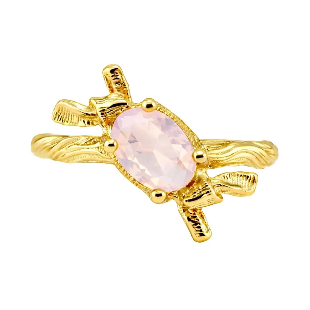 VV000000008-S-A-18KG - Celestine Crown Ring - Velora Vie