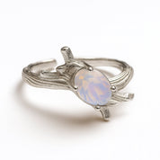 VV000000008 - S - A - R - Celestine Crown Ring - Velora Vie