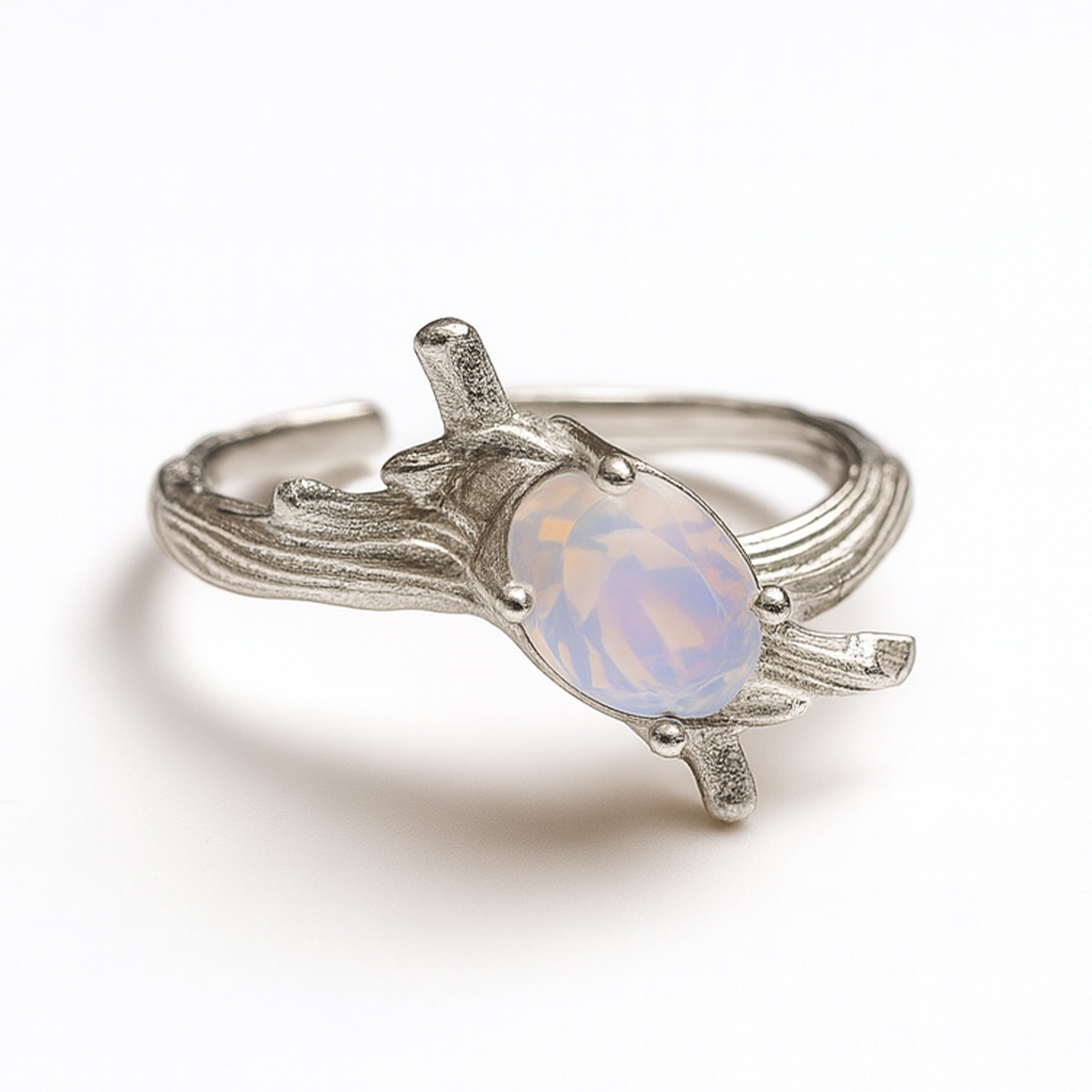 VV000000008 - S - A - R - Celestine Crown Ring - Velora Vie