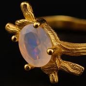 VV000000008 - S - A - R - Celestine Crown Ring - Velora Vie