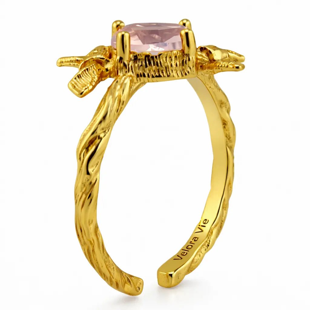 VV000000008-S-A-R - Celestine Crown Ring - Velora Vie