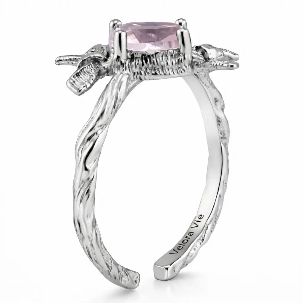 VV000000008-S-A-R - Celestine Crown Ring - Velora Vie