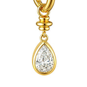 VV000000011-S-18KG - Soleil Drop Hoop Earrings - Velora Vie