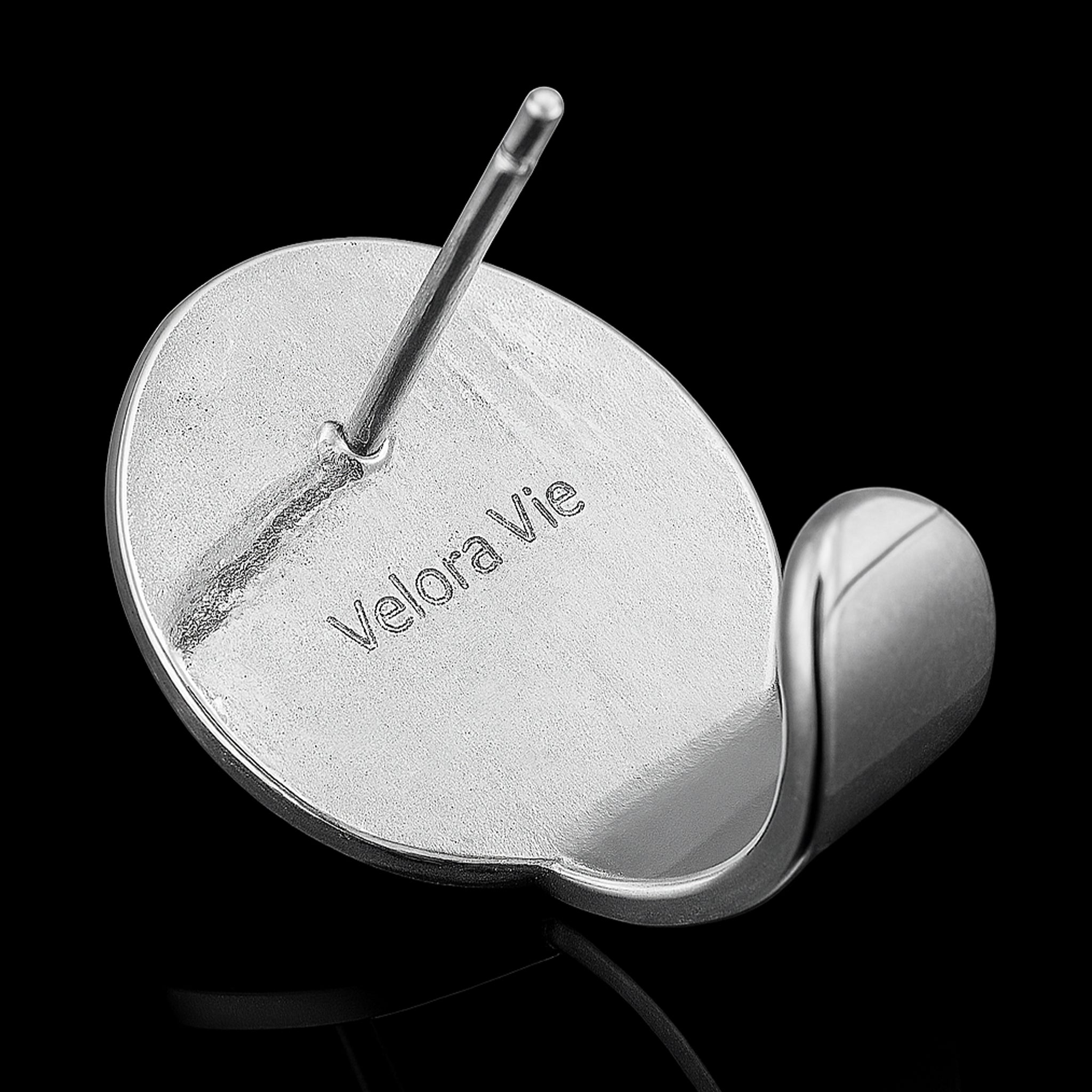 VV000000012 - S - R - Sovereign Seal Stud Earrings - Velora Vie