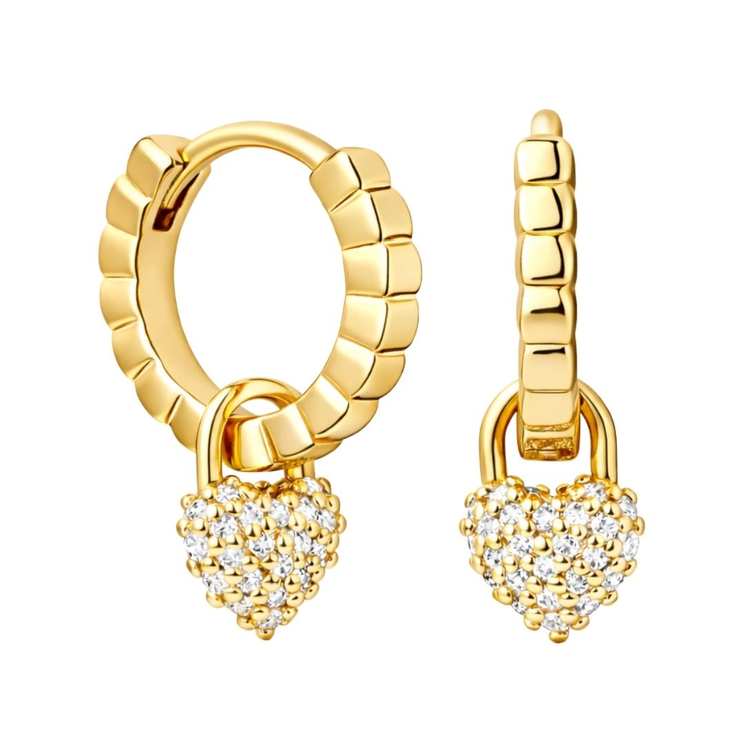 VV000000014-S-18KG - Vault of Venus Hoop Earrings - Velora Vie