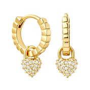 VV000000014-S-18KG - Vault of Venus Hoop Earrings - Velora Vie