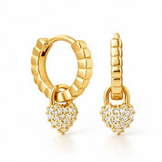 VV000000014-S-18KG - Vault of Venus Hoop Earrings - Velora Vie