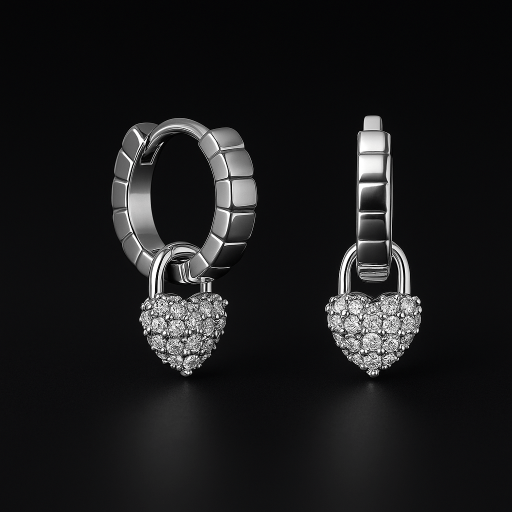 VV000000014 - S - R - Vault of Venus Hoop Earrings - Velora Vie