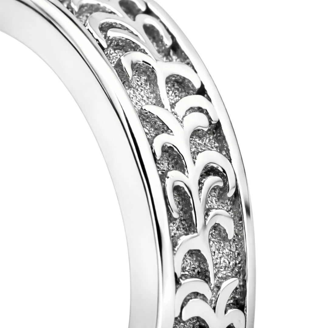 VV000000015-S-18K - The Sovereign Script Hoop Earrings - Velora Vie