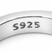 VV000000015-S-R - The Sovereign Script Hoop Earrings - Velora Vie