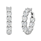 VV000000016-S-18KG - Circle of Desire Hoop Earrings - Velora Vie