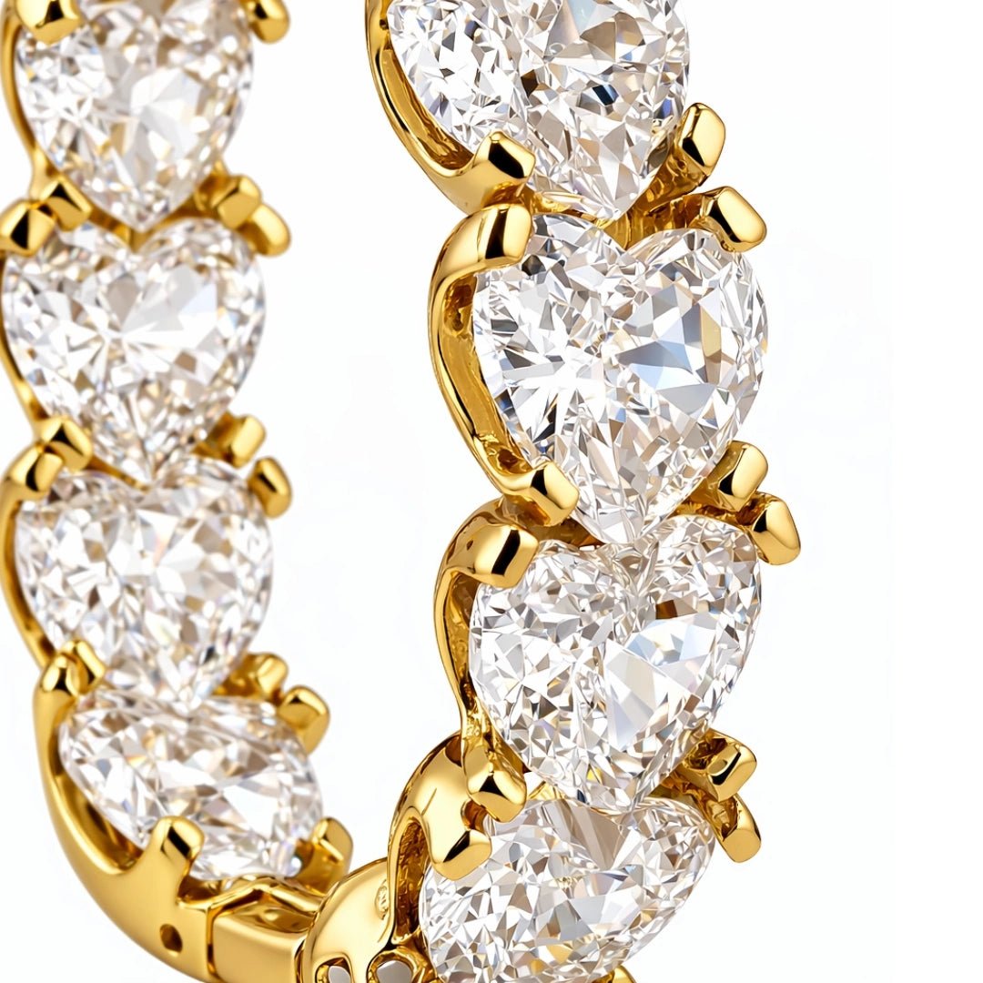 VV000000016-S-18KG - Circle of Desire Hoop Earrings - Velora Vie
