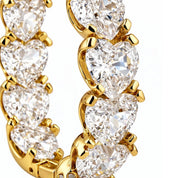 VV000000016-S-18KG - Circle of Desire Hoop Earrings - Velora Vie